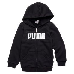 Bluza Sportowa Chłopięca Puma ESS. Czarne bluzy dla chłopców Puma, bez wzorów, bez ramiączek, bez kaptura. Za 119.99 zł.