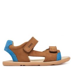 Sandały Primigi. Brązowe sandały chłopięce Primigi, bez zapięcia. Za 299.99 zł.