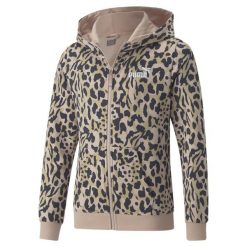PUMA BLUZA ALPHA AOP 67021847. Czerwone bluzy damskie Puma, bez wzorów, z materiału, z kapturem. Za 164.99 zł.