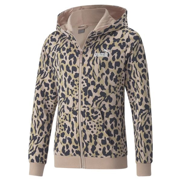 PUMA BLUZA ALPHA AOP 67021847. Czerwone bluzy damskie Puma, bez wzorów, z materiału, z kapturem. Za 164.99 zł.