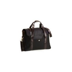 Czarna casual męska torba na ramię brodrene ml15, Kolor wnętrza: Czarny. Torby na laptopa męskie marki Brødrene. Za 350.00 zł.