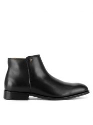 Gino Rossi Botki FABIO-04 124 AM Czarny. Czarne botki męskie Gino Rossi, bez wzorów, ze skóry, bez zapięcia. Za 359.99 zł.