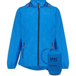 Mac in a sac - Płaszcz przeciwdeszczowy - Niebieski oceaniczny. Niebieskie kurtki męskie Mac In A Sac, m, bez wzorów, bez kaptura. Za 339.00 zł.