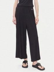Emporio Armani Underwear Spodnie materiałowe EW000522 AF10889 UC001 Czarny Loose Fit. Czarne spodnie materiałowe damskie Emporio Armani Underwear, xs, bez wzorów, z materiału. Za 309.99 zł.