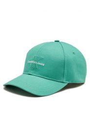 Calvin Klein Czapka z daszkiem Monologo Embro K50K512180 Zielony. Zielone rękawiczki męskie Calvin Klein, bez wzorów, z bawełny. Za 99.99 zł.