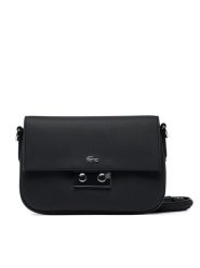 Lacoste Torebka NF4757DZ Czarny. Czarne listonoszki damskie Lacoste, bez wzorów, ze skóry, bez dodatków. Za 709.99 zł.