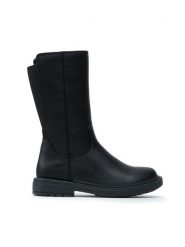 Geox Kozaki J Eclair G.E J169QE 000BC C9999 M Czarny. Czarne buty zimowe dziewczęce Geox, bez wzorów, ze skóry, bez zapięcia. Za 269.99 zł.