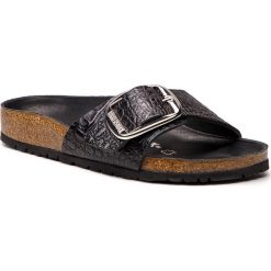 Klapki BIRKENSTOCK - Madrid Big Buckle 1010767 Gator Anthracite. Klapki damskie marki Birkenstock. W wyprzedaży za 299.00 zł.