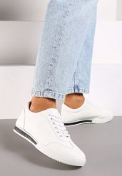 Białe Sneakersy Seems to Change. Białe obuwie sportowe damskie Born2be, bez wzorów. Za 69.99 zł.