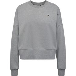 Bluza damska Hummel Bee. Szare bluzy damskie Hummel, bez wzorów, bez kaptura. Za 236.50 zł.