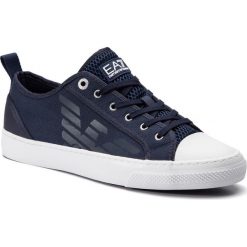 Trampki EA7 EMPORIO ARMANI - X8X038 XK068 00285 Navy/White. Półbuty na co dzień męskie marki EA7 Emporio Armani. Za 689.00 zł.