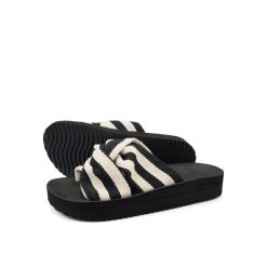 Klapki basenowe damskie Flip Flop Wedgy Twist. Czarne klapki damskie Flip Flop, bez wzorów. Za 111.55 zł.