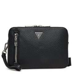 Saszetka Guess. Czarne saszetki męskie Guess, młodzieżowe, małe. Za 319.99 zł.