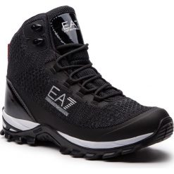 Trapery EA7 EMPORIO ARMANI - X8Z010 XK045 00002 Black. Czarne śniegowce i trapery męskie EA7 Emporio Armani, z materiału. Za 1,319.00 zł.