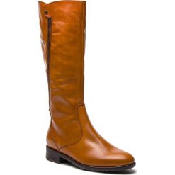 Oficerki ARA - 12-49519-76 Cuoio. Brązowe kozaki damskie Ara, z materiału. Za 629.00 zł.