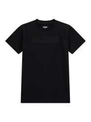 Guess Bluza K6RQ03 KAD74 Biały Regular Fit. Białe bluzy dla dziewczynek Guess, z aplikacjami, z bawełny, bez ramiączek, bez kaptura. Za 179.99 zł.