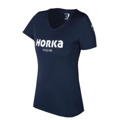 Damska koszulka z poligamii Horka Originals. Niebieskie koszulki sportowe damskie Horka, bez wzorów, sportowe, bez kołnierzyka. W wyprzedaży za 113.00 zł.