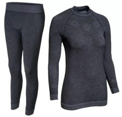 Damska bielizna termoaktywna Blizzard Viva Long Merino. Szara bielizna termoaktywna damska BLIZZARD, s, bez wzorów, z dzianiny, bez ramiączek, długie. Za 369.99 zł.