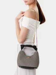 Guess Torebka Mirema HWWG96 31010 Czarny. Czarne torebki do ręki damskie Guess, z aplikacjami, ze skóry, bez dodatków. Za 359.99 zł.