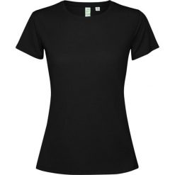 Koszulka Damska Estoril Z Krótkim Rękawem. Czarne koszulki sportowe damskie ROLY, bez wzorów, bez kołnierzyka, bez ramiączek, trekkingowe. Za 33.99 zł.