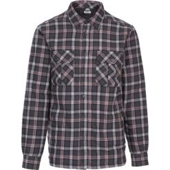 Trespass Rapeseed - Męska koszula w ciemnoszarą kratkę. Szare koszule męskie Trespass, m, bez wzorów, sportowe, bez kołnierzyka, bez ramiączek. Za 323.99 zł.