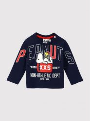 Original Marines Bluzka PEANUTS DCPV0239NM Granatowy Regular Fit. Niebieskie t-shirty dla chłopców Original Marines, bez wzorów, z bawełny, bez ramiączek. Za 69.99 zł.