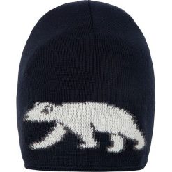 Czapka w kolorze granatowym. Niebieskie czapki dla dzieci Najmodniejsze ubrania dla dzieci, bez wzorów, z wełny. W wyprzedaży za 37.95 zł.