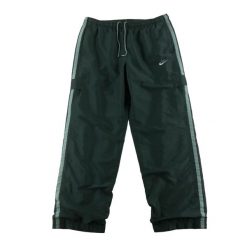 Second life - Spodnie dresowe męskie Nike z nylonu cargo - Stan bardzo dobry. Niebieskie spodnie sportowe męskie Nike, m, bez wzorów, z dresówki, do biegania. Za 170.36 zł.