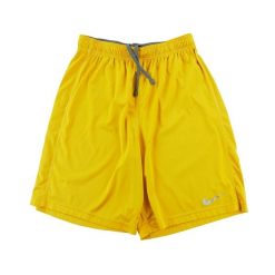 Spodenki męskie żółte. Żółte krótkie spodenki sportowe męskie Nike, l, bez wzorów, z tkaniny, na fitness i siłownię. Za 34.04 zł.