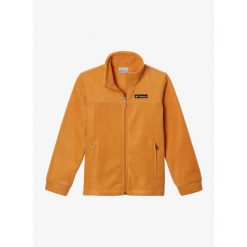 Bluza polarowa chłopięca Columbia Steens Mt II Fleece. Brązowe bluzy dla chłopców Columbia, bez wzorów, z polaru, bez ramiączek, bez kaptura. Za 118.99 zł.