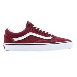 Buty VANS VN0A38G15U71 Bordeaux. Czerwone obuwie sportowe damskie Vans, bez wzorów, z tkaniny, trekkingowe. Za 381.74 zł.