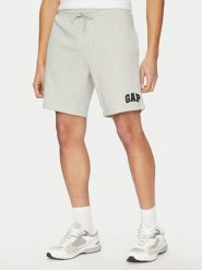 Gap Szorty sportowe 866651-02 Szary Regular Fit. Szare krótkie spodenki sportowe męskie GAP, m, bez wzorów, z bawełny. Za 119.99 zł.