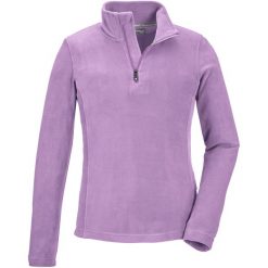 Bluza dziewczęca Killtec KSW 188 GRLS FLC SHRT. Fioletowe bluzy dla dziewczynek KILLTEC, bez wzorów, bez zapięcia. Za 119.99 zł.
