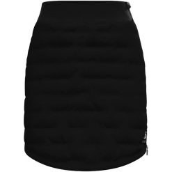 Spódnica techniczna damska ODLO Zeroweight Insulator. Czarne spódnice damskie Odlo, na zimę, s, bez wzorów, z dzianiny, eleganckie, z podwyższonym stanem. Za 546.55 zł.