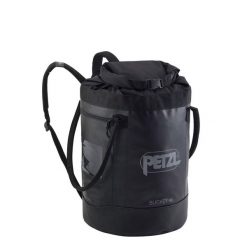 Worek na linę Petzl Bucket 45 - black. Czarne plecaki damskie Petzl, bez wzorów. Za 358.99 zł.