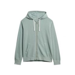 Klasyczna bluza z kapturem zapinana na zamek Superdry Essential. Niebieskie bluzy męskie Superdry., m, bez wzorów, z kapturem. Za 345.55 zł.