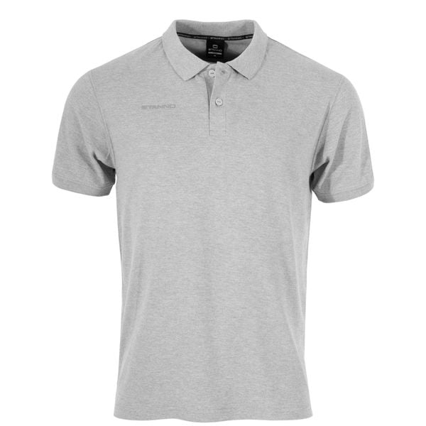 Polo Stanno Base. Szare koszulki sportowe damskie STANNO, bez wzorów, z bawełny, bez kołnierzyka, bez ramiączek. Za 188.00 zł.