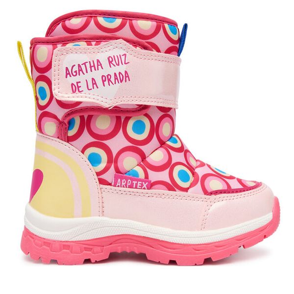 Śniegowce Agatha Ruiz de la Prada. Czerwone śniegowce dziewczęce Agatha Ruiz de la Prada, bez zapięcia. Za 199.99 zł.