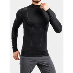 Bluza termoaktywna meska Brubeck Cooler. Czarne bluzy męskie Brubeck, bez wzorów, bez kaptura. Za 151.99 zł.