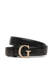Guess Pasek Damski Not Coordinated Belts BW9118 P4230 Czarny. Czarne paski damskie Guess, z aplikacjami, ze skóry. Za 169.99 zł.