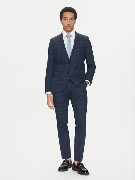HUGO Garnitur Arti/Hesten232X 50535473 Granatowy Extra Slim Fit. Niebieskie garnitury męskie Hugo, bez wzorów, z syntetyku. Za 1,169.00 zł.