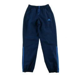Second life - Adidas spodnie dresowe męskie Essentials - Stan bardzo dobry. Niebieskie spodnie sportowe męskie Adidas, m, bez wzorów, z dresówki, do biegania. Za 127.76 zł.