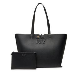 Torebka DKNY. Czarne torebki do ręki damskie DKNY, bez wzorów, bez dodatków. Za 609.99 zł.