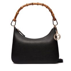 Torebka TWINSET. Czarne torebki do ręki damskie Twinset, bez wzorów, klasyczne, bez dodatków. Za 939.99 zł.