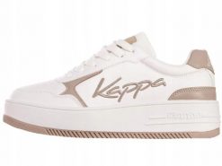 Buty na co dzień damskie KAPPA JABOAH. Białe obuwie sportowe damskie Kappa, bez wzorów, z materiału, trekkingowe. Za 157.00 zł.