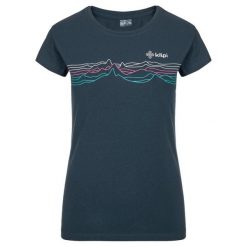 Damski bawełniany t-shirt Kilpi TOFFEES-W. Niebieskie koszulki sportowe damskie Kilpi, xs, bez wzorów, z bawełny, bez kołnierzyka, bez ramiączek. Za 141.99 zł.