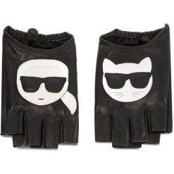 Rękawiczki Damskie KARL LAGERFELD - 86KW3605 Black 999. Czarne rękawiczki damskie KARL LAGERFELD, ze skóry. Za 459.00 zł.