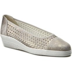 Półbuty GABOR - 66.401.93 Taupe. Szare półbuty damskie Gabor, ze skóry. W wyprzedaży za 239.00 zł.