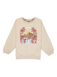 Roxy Bluza Morning Hike Brushed ERGFT04027 Beżowy Regular Fit. Brązowe bluzy dla dziewczynek Roxy, bez wzorów, z bawełny, bez ramiączek, bez kaptura. Za 159.99 zł.