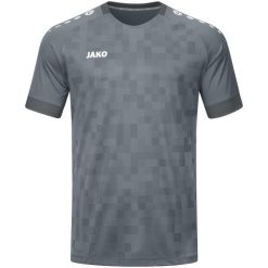 Jersey Jako Pixel. Szare koszulki sportowe męskie Jako, bez wzorów, z jersey, bez kołnierzyka, bez ramiączek, do piłki nożnej. Za 211.00 zł.